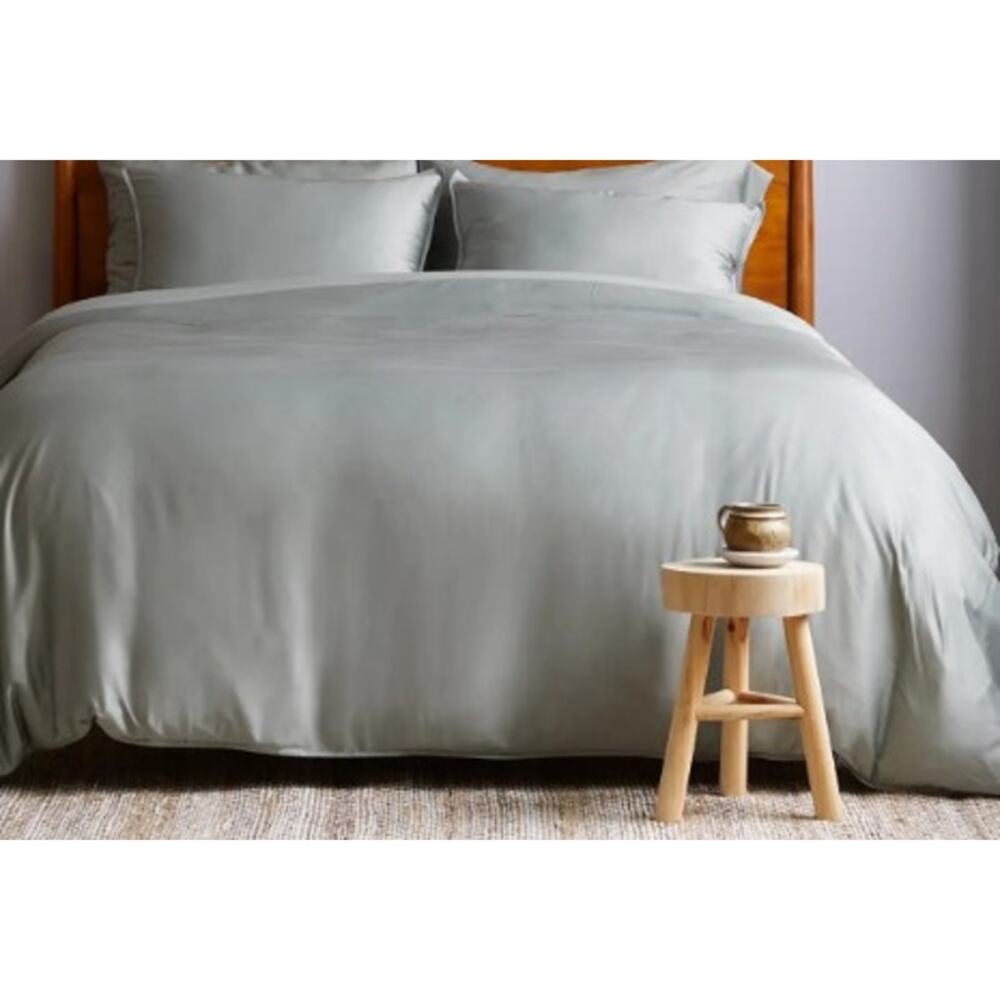 NEW Quince Full Queen Bamboo Duvet Cover 100% Organic Eucalyptus NO INSERT/SHAMS - Picture 2 of 5